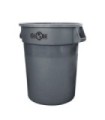 GLOBE 9620Container - Waste Round Straightwall 20G - Grey, Case: 1, Price by EA