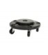 GLOBE 9640Container - Dolly Only Fits Round Containers - Black, Case: 2, Price by EA - 9640 -  - [unit price]