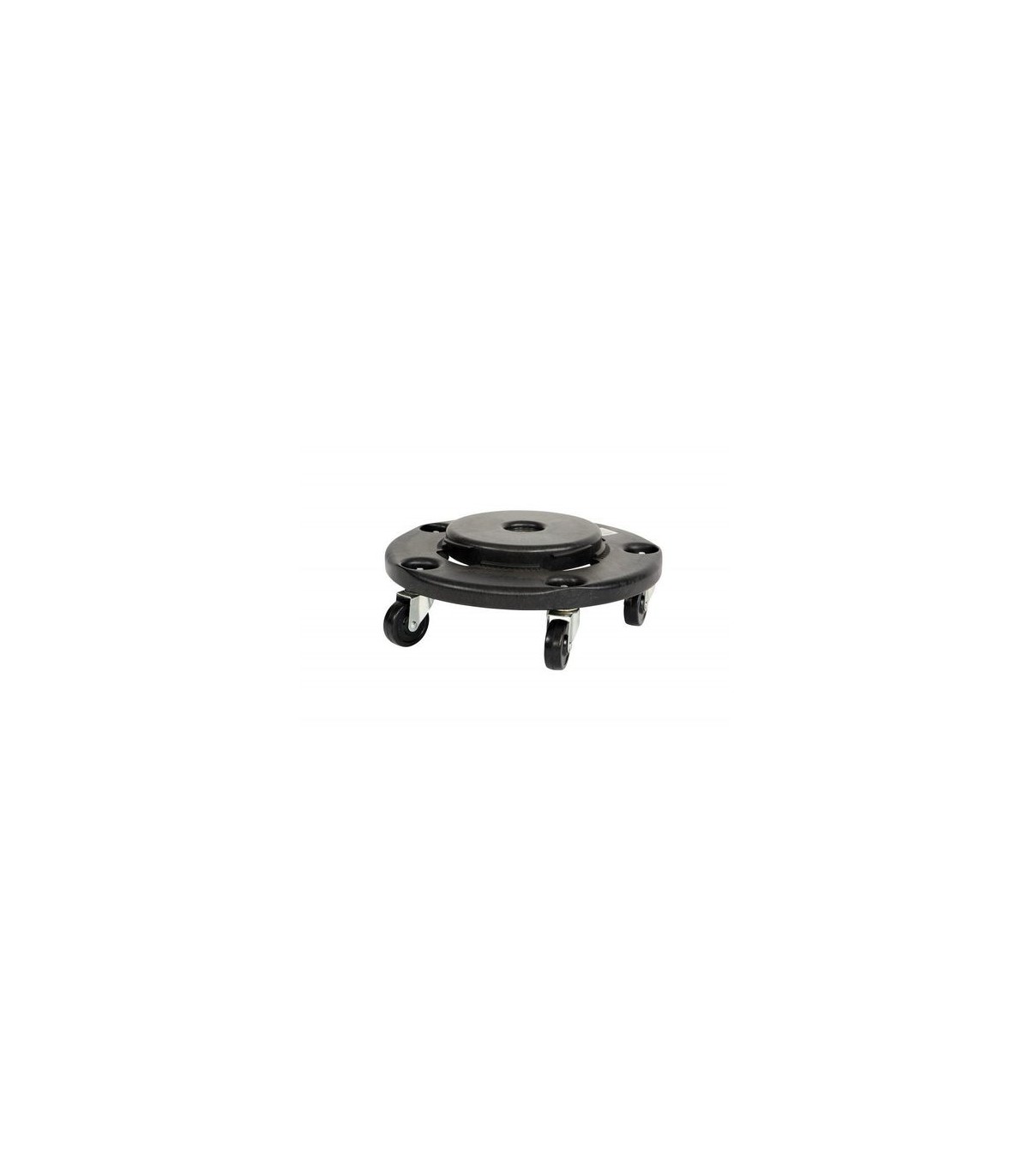 GLOBE 9640Container - Dolly Only Fits Round Containers - Black, Case: 2, Price by EA - 9640 -  - [unit price]