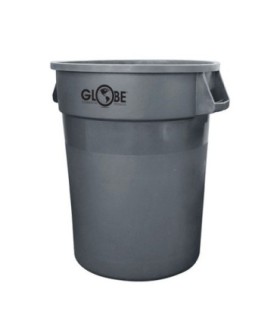 GLOBE 9655Container - Waste Round Straightwall 55G - Gray, Case: 1, Price by EA - 9655 -  - [unit price]