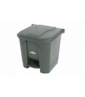 GLOBE 9672OBS: Container - Step On Can Plastic 8G - Grey, Case: 3, Price by EA - 9672 -  - [unit price]