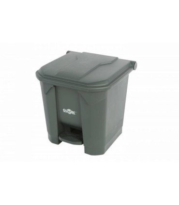 GLOBE 9672OBS: Container - Step On Can Plastic 8G - Grey, Case: 3, Price by EA - 9672 -  - [unit price]
