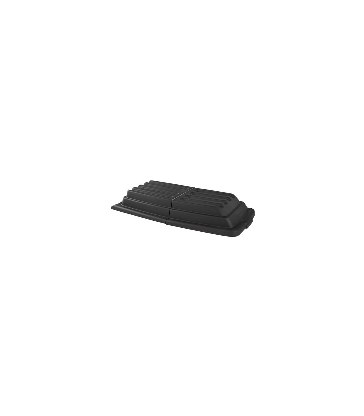 Rubbermaid FG102800BLA Truck - Tilt Dome Lid Fits 1011/1013 Truck - Black, Price Per EA - FG102800BLA -  - [unit price]