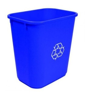 GLOBE 9756BLUContainer - Wastebasket 26L/28qt Recycling - Blue, Case: 6, Price by EA - 9756BLU -  - [unit price]
