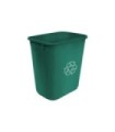 GLOBE 9756GRNContainer - Wastebasket 26L/28qt - Green, Case: 6, Price by EA