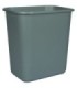 GLOBE 9756GRYContainer - Wastebasket 26L/28qt - Grey, Case: 6, Price by EA - 9756GRY -  - [unit price]