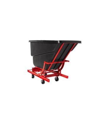 Rubbermaid FG105943BLA SOP: Truck - Tilt Self-Dumping Hopper 1cuyd - Black, Price Per SOQ - FG105943BLA -  - [unit price]