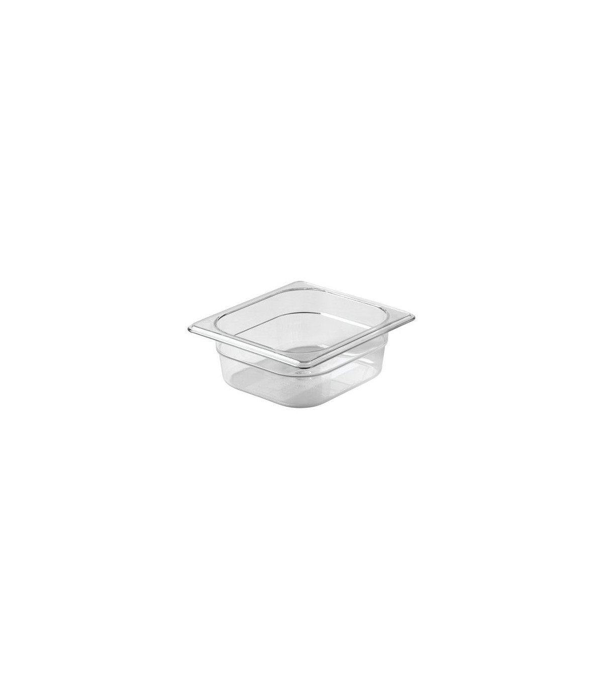 Rubbermaid FG106P00BLA Final Sale: Cold Food Pan - 1/6 Size - 6" Depth -Black, Price Per EA - FG106P00BLA -  - [unit price]