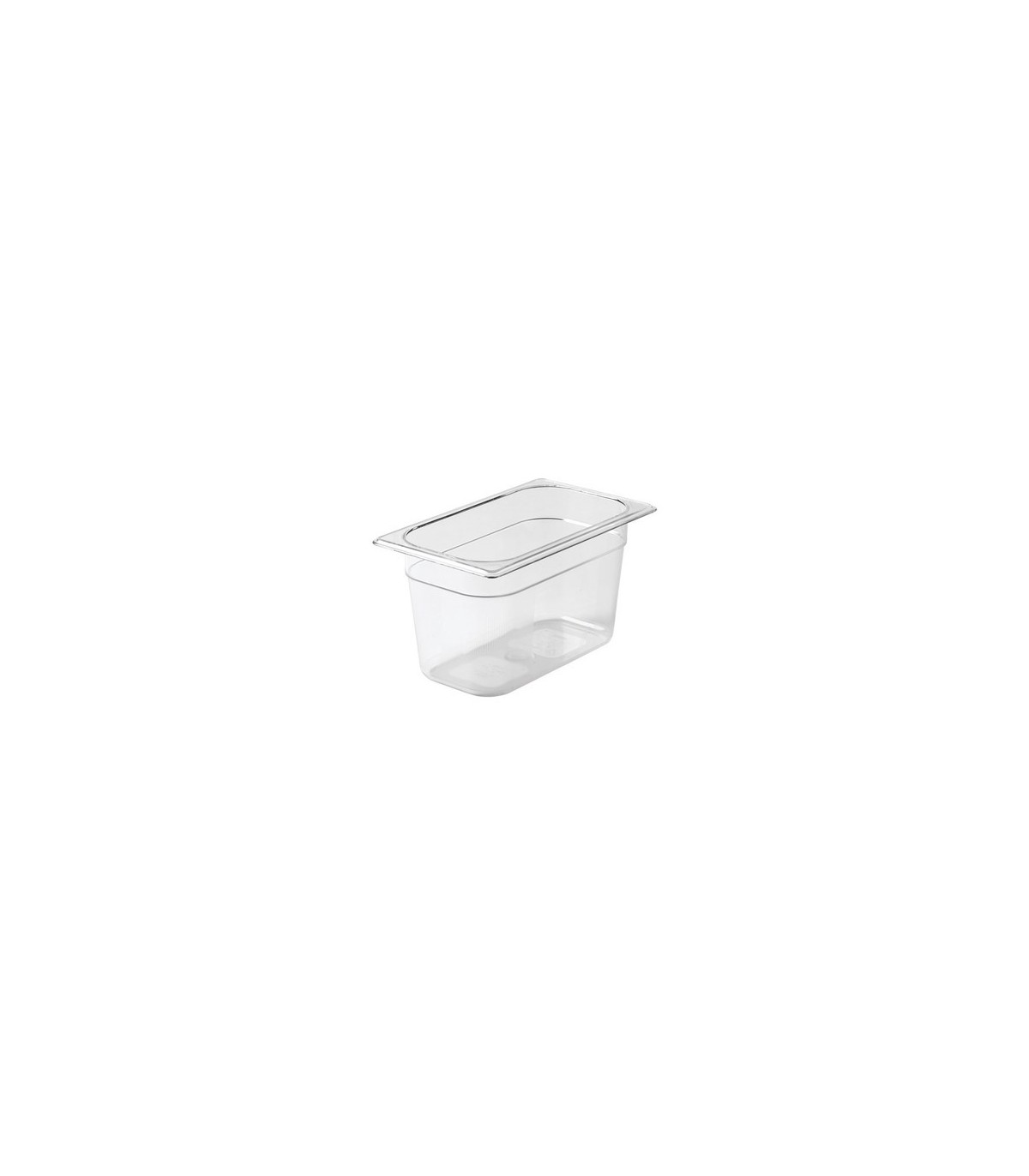Rubbermaid FG112P00CLR Final Sale: Food Pan - Cold 1/4 Size- 6" Depth -Clear, Price Per EA - FG112P00CLR -  - [unit price]