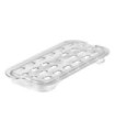 Rubbermaid FG113P24CLR Final Sale: Food Pan - Cold Drain Tray 1/4 Size -Clear, Price Per EA