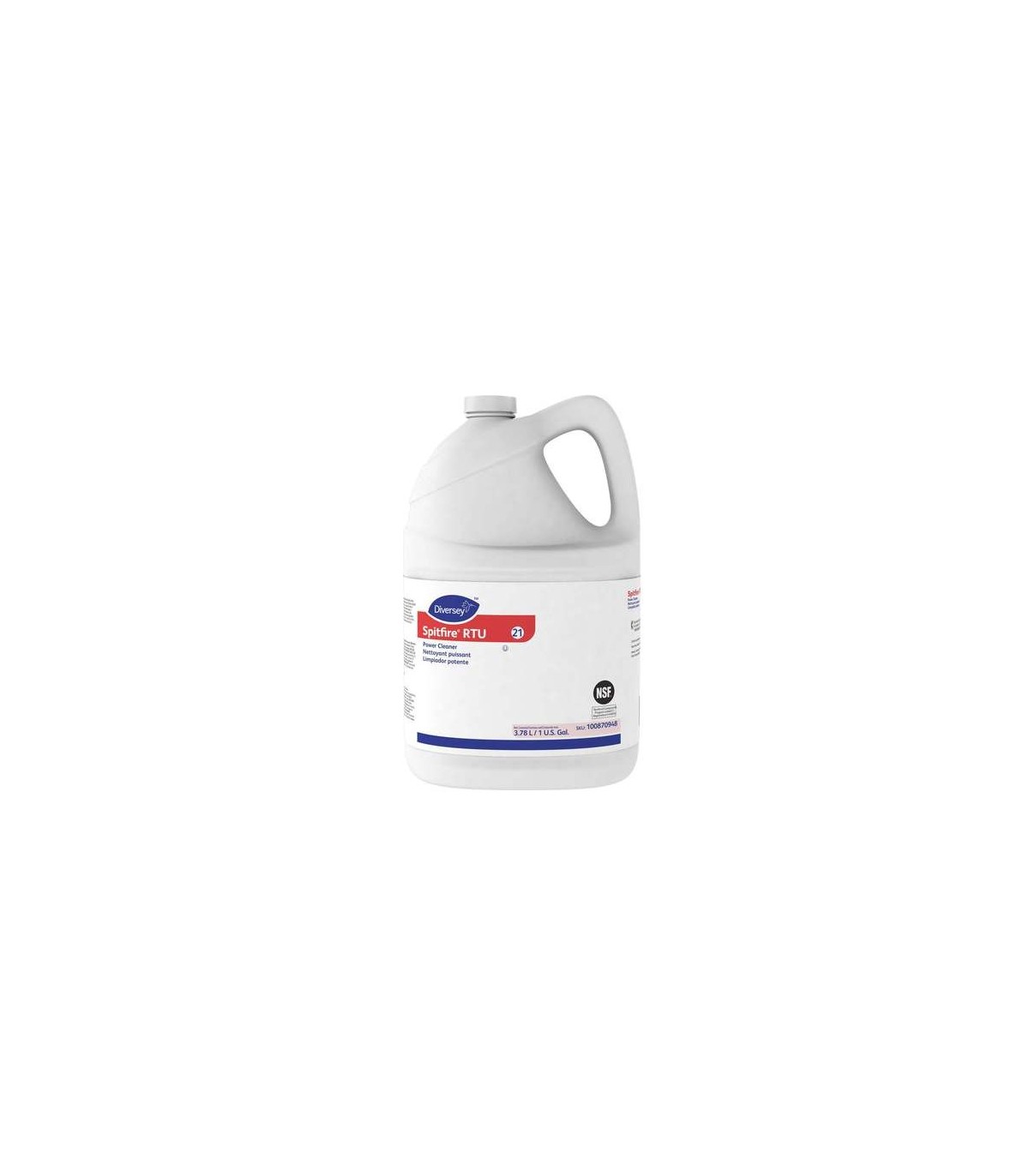 Diversey 100870948 Spitfire - RTU Power Cleaner - 4/3.78L - 100870948 -  - [unit price]