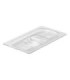 Rubbermaid FG114P00CLR Final Sale: Food Pan - Cold Cover Only 1/4 Size- Clear, Price Per EA - FG114P00CLR -  - [unit price]