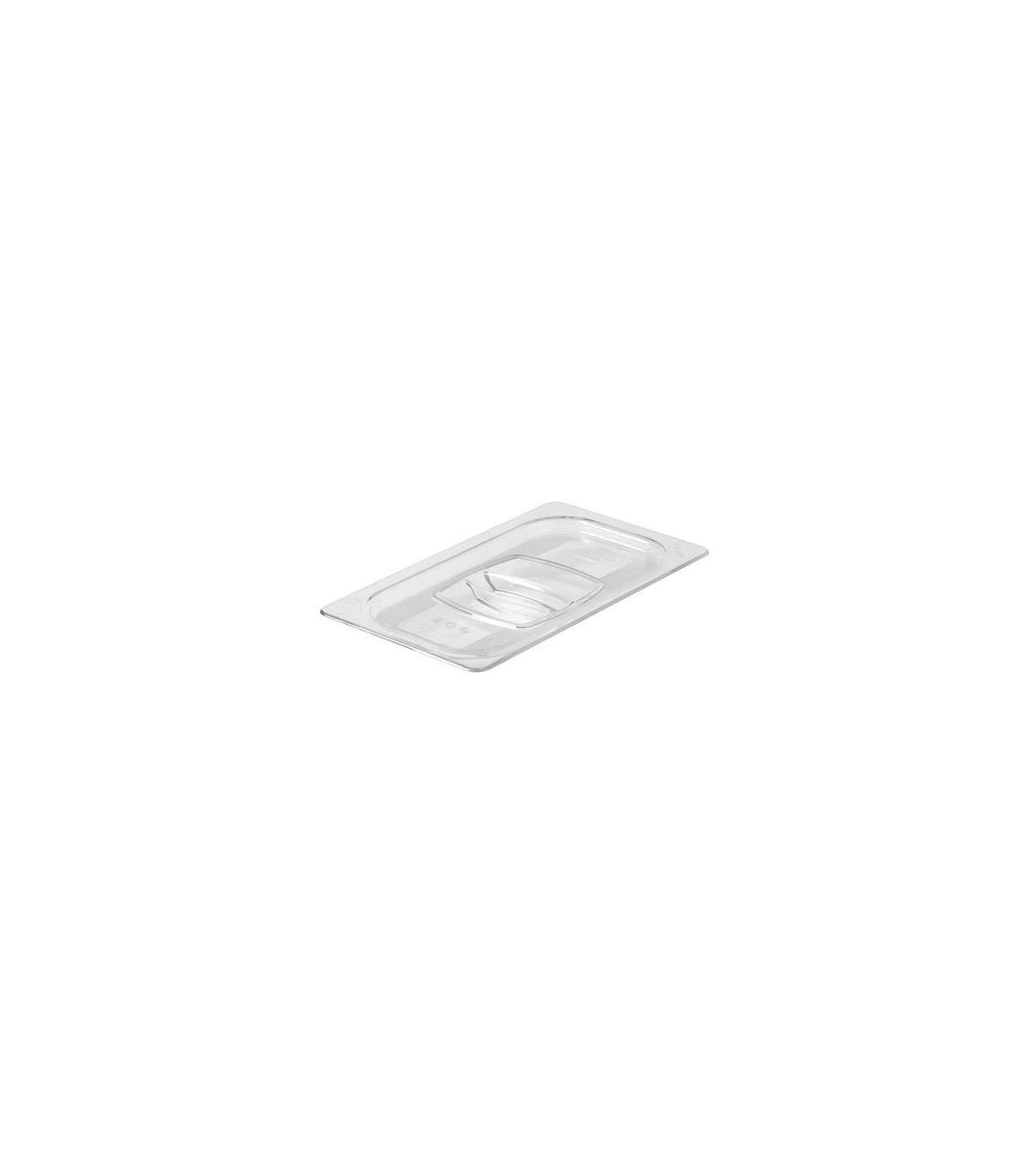 Rubbermaid FG114P00CLR Final Sale: Food Pan - Cold Cover Only 1/4 Size- Clear, Price Per EA - FG114P00CLR -  - [unit price]
