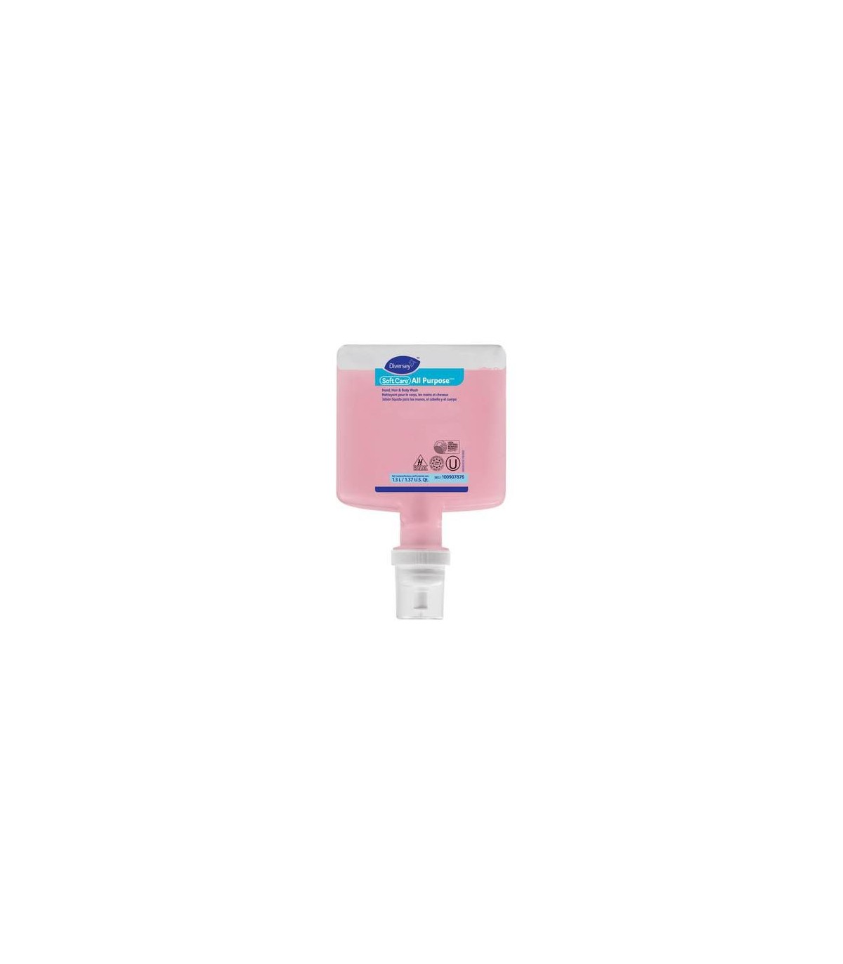 Diversey 100907876 Intellicare - Soft Care AP Soap Refill - 6/1.3L - 100907876 -  - [unit price]