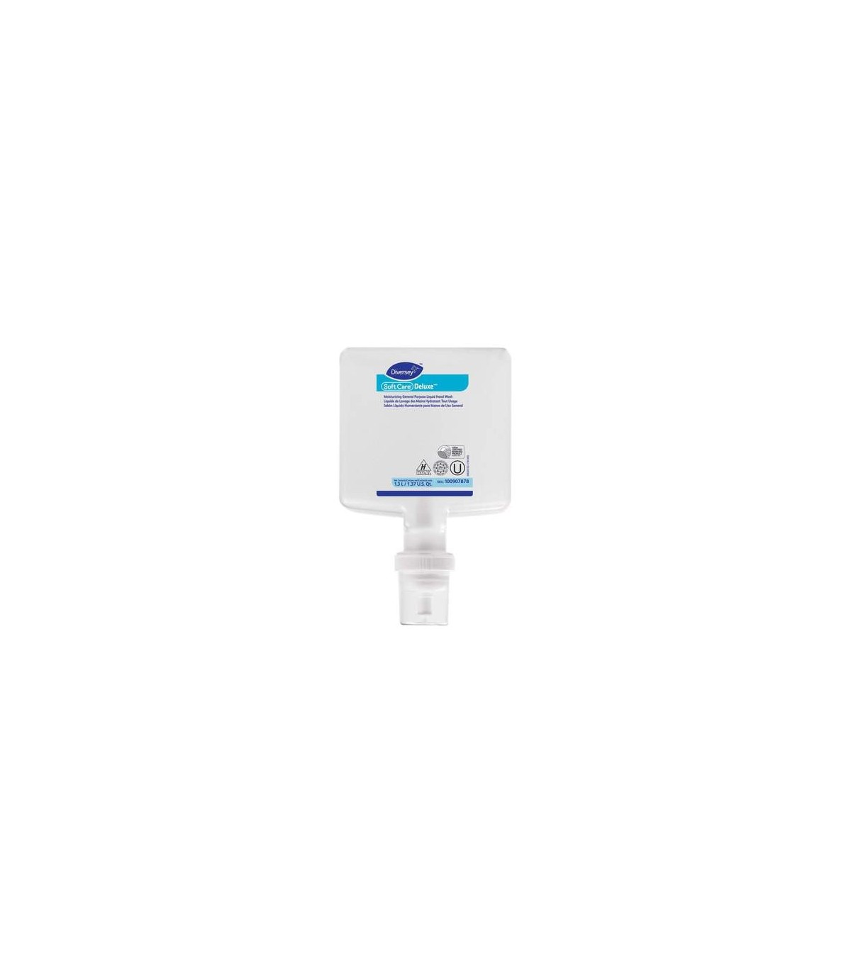 Diversey 100907878 Soft Care Deluxe Refill Cartridge - 6/1.3L - 100907878 -  - [unit price]
