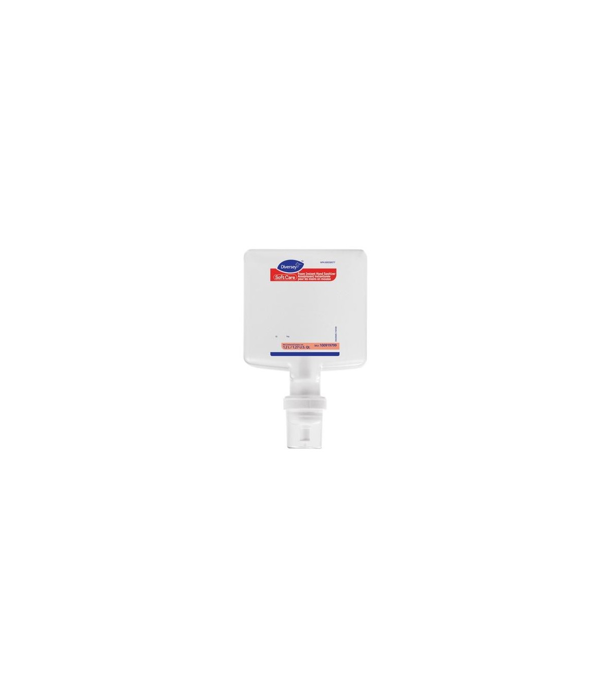 Diversey 100919799 Soft Care Instant Hand Sanitizer Foam Refill - 6/1.2L - 100919799 -  - [unit price]