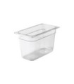 Rubbermaid FG119P00CLR Final Sale: Food Pan - Cold 1/3 Size - 8" Depth- Clear, Price Per EA