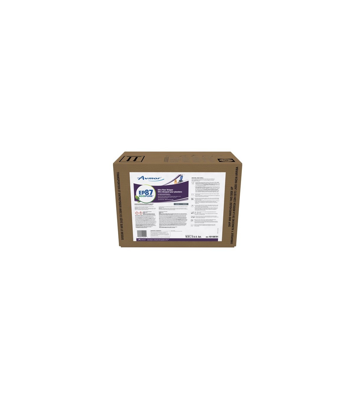 Diversey 101106701 Avmor - EP87 Ultra Floor Stripper-1/18.9L [2358334001] - 101106701 -  - [unit price]