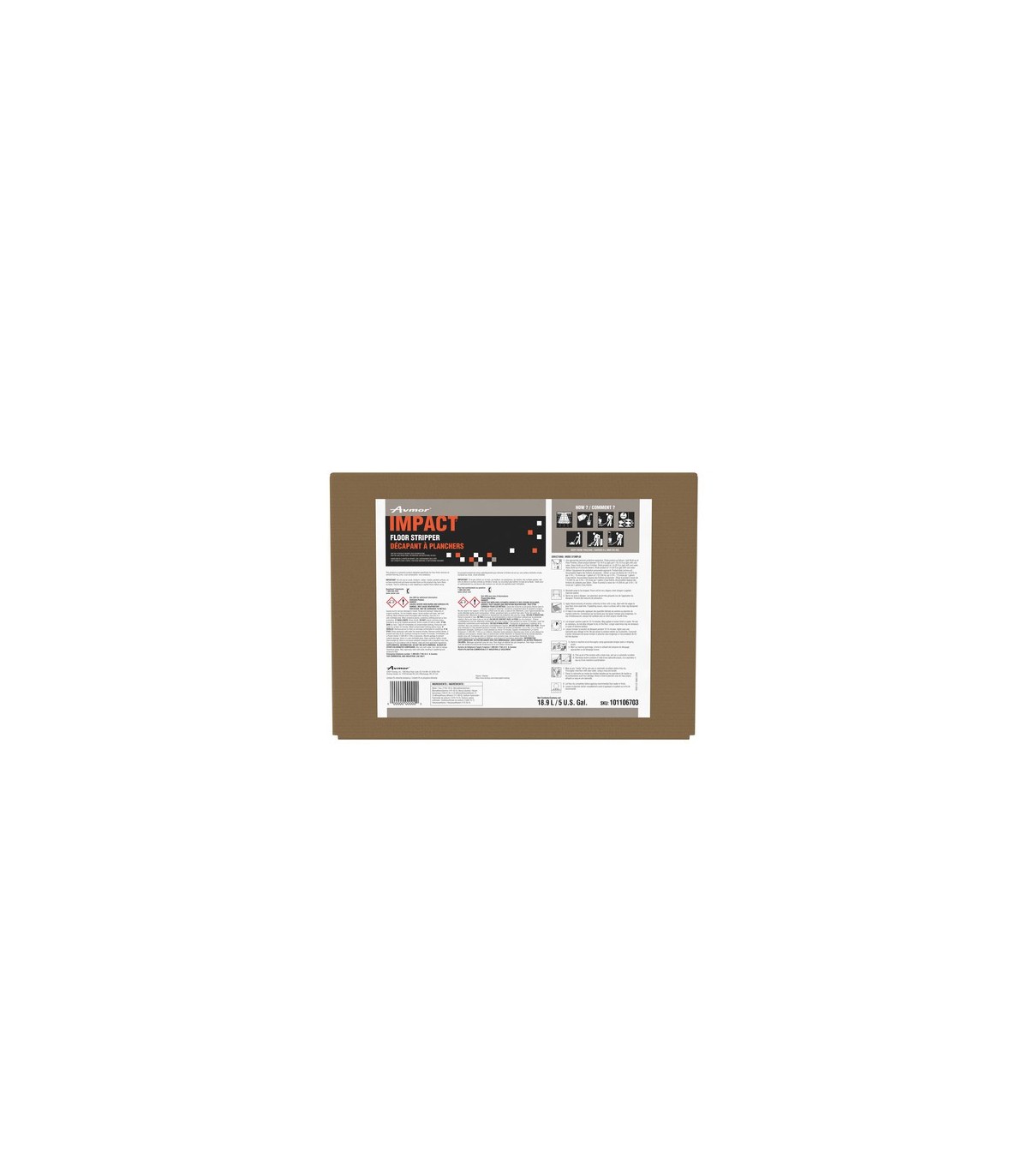 Diversey 101106703 Avmor - Impact Floor Stripper - 1/18.9L [2360334001] - 101106703 -  - [unit price]