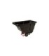 Rubbermaid FG130400BLA Truck - Tilt U-Duty 450lb/0.5cuyd - Black, Price Per EA - FG130400BLA -  - [unit price]