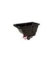 Rubbermaid FG130400BLA Truck - Tilt U-Duty 450lb/0.5cuyd - Black, Price Per EA