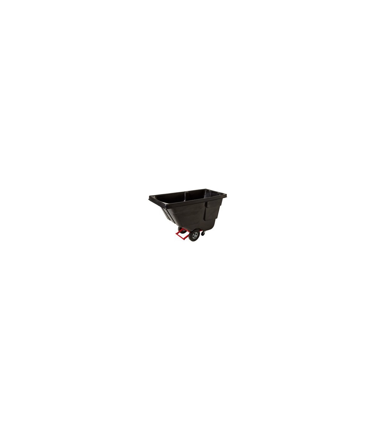 Rubbermaid FG130400BLA Truck - Tilt U-Duty 450lb/0.5cuyd - Black, Price Per EA - FG130400BLA -  - [unit price]