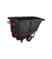 Rubbermaid FG130500BLA Truck - Tilt S-Duty 850lbs/0.5cuyd - Black, Price Per EA
