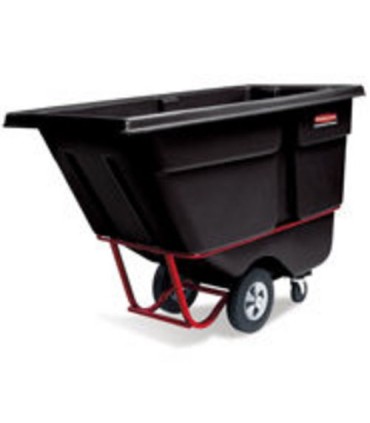 Rubbermaid FG130600BLA SOP: Truck - Tilt Heavy Duty 1400lbs/0.5cuyd - Black, Price Per EA - FG130600BLA -  - [unit price]