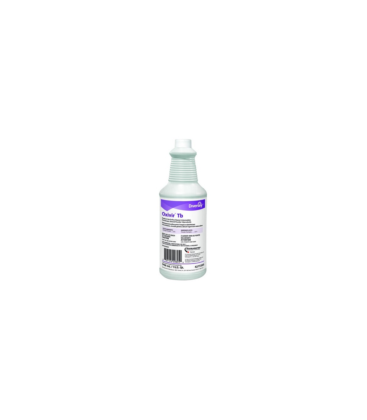 Diversey 4277293 Oxivir TB - One-Step Disinfectant Trigger - 12/946ml - 4277293 -  - [unit price]