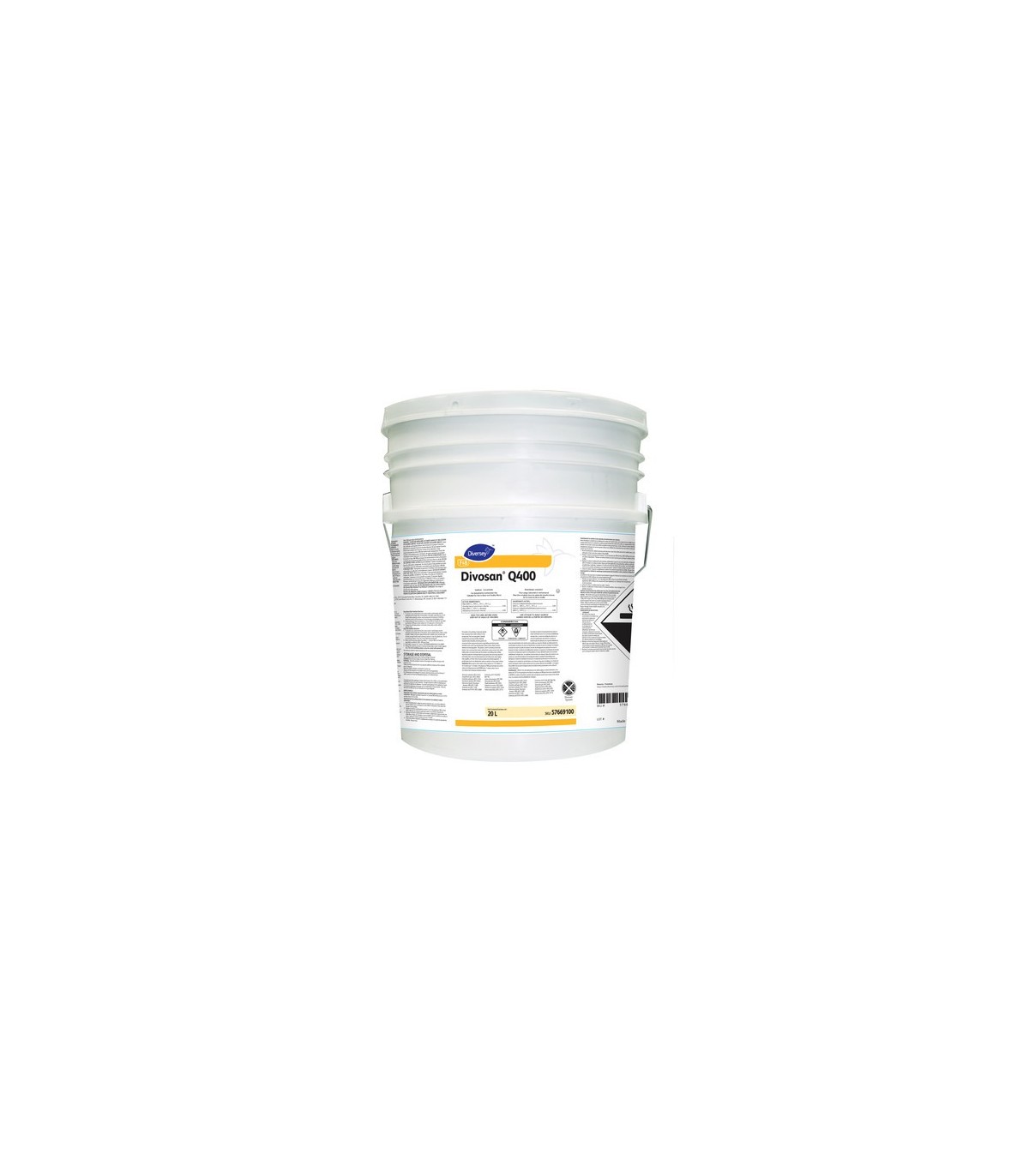 Diversey 57669100 Divosan Q400 Sanitizer Quaternary Concentrate - 1/20L - 57669100 -  - [unit price]