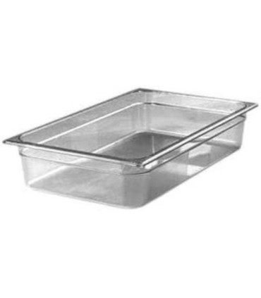 Rubbermaid FG130P00CLR Final Sale: Food Pan -Cold Full Size-2 1/2"Depth-Clear, Price Per EA - FG130P00CLR -  - [unit price]
