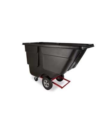 Rubbermaid FG131400BLA Truck - Tilt U-Duty 850lb/1cuyd - Black, Price Per EA - FG131400BLA -  - [unit price]