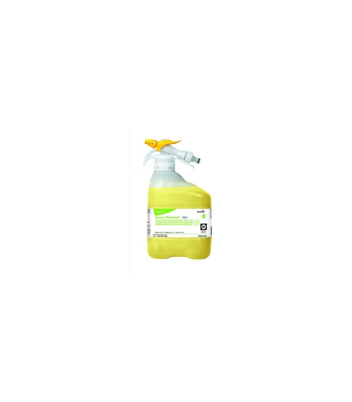 Diversey 94622333 Eliminex Foaming Drain And GP Cleaner RTD - 1/5L - 94622333 -  - [unit price]