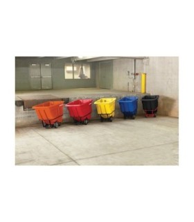 Rubbermaid FG131500RED SOP: Truck - Tilt S-Duty 1250lbs/1cuyd - Red, Price Per SOQ - FG131500RED -  - [unit price]
