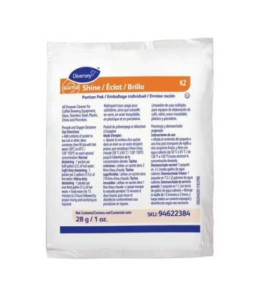 Diversey 94622384 Suma Shine Portion Pak - 100/29g - 94622384 -  - [unit price]