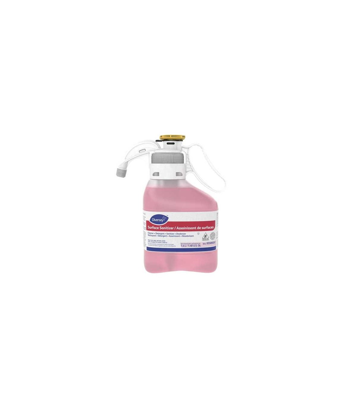 Diversey 95509261 Smart Dose Surface Sanitizer No Rinse - 2/1.4L - 95509261 -  - [unit price]