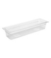 Rubbermaid FG140P00CLR Final Sale: Food Pan - Cold 1/2 Size Long - 4" - Clear, Price Per EA