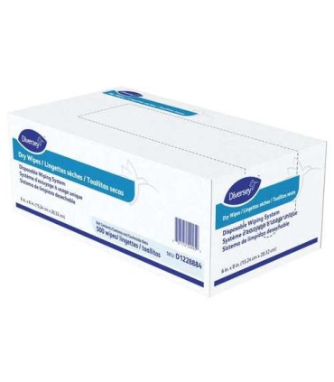 Diversey D1228884 Dry Wipes - 4/500ct - D1228884 -  - [unit price]