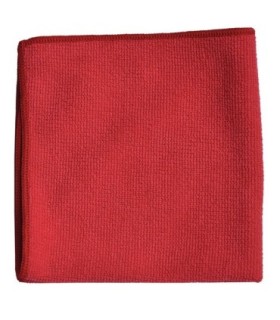Diversey D5787105 Taski - Microfiber Ultra Cloth 16" Red - 20/cs - D5787105 -  - [unit price]