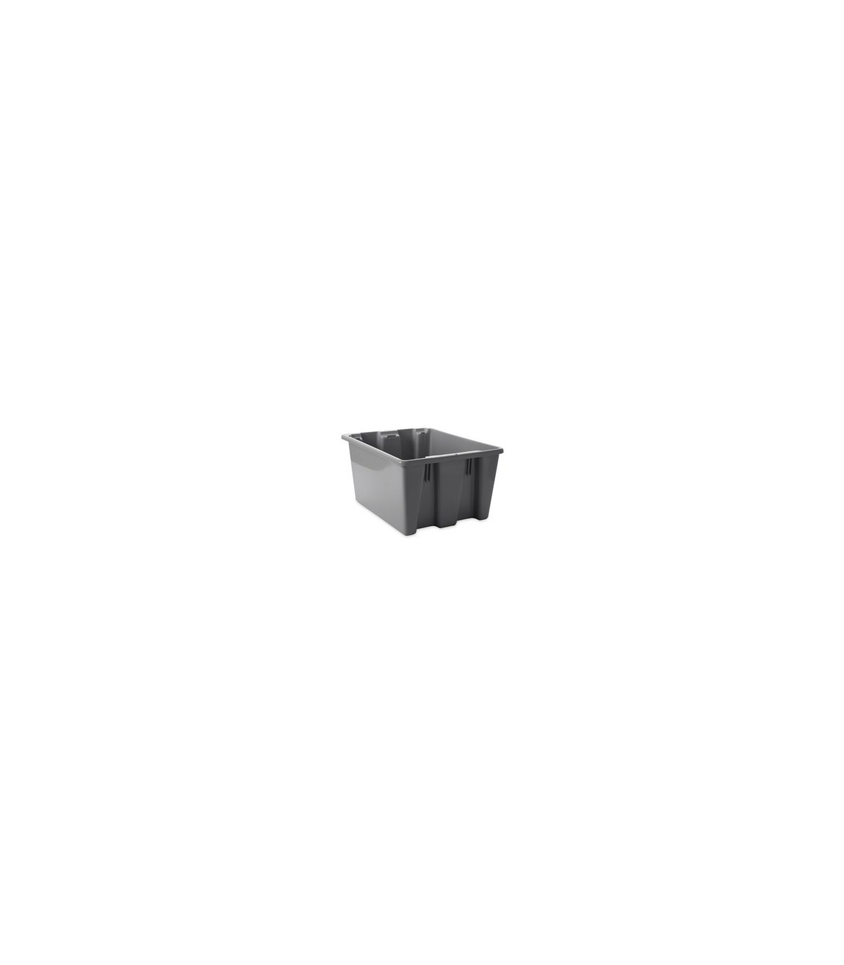 Rubbermaid FG172100GRAY Palletote Box - Stack & Nest 19.5x15.5x10" - Gray, Price Per EA - FG172100GRAY -  - [unit price]