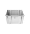 Rubbermaid FG172200GRAY Palletote Box - Stack & Nest 19.5x15.5x13" - Gray, Price Per EA