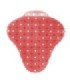 Diversey EKS10R12 Ekcoscreen Red/Melon Urinal Screen - 12/cs - EKS10R12 -  - [unit price]