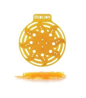 Diversey PWR4O10 EkcoPower Screen Orange/Tropical Urinal Screen - 10/cs - PWR4O10 -  - [unit price]