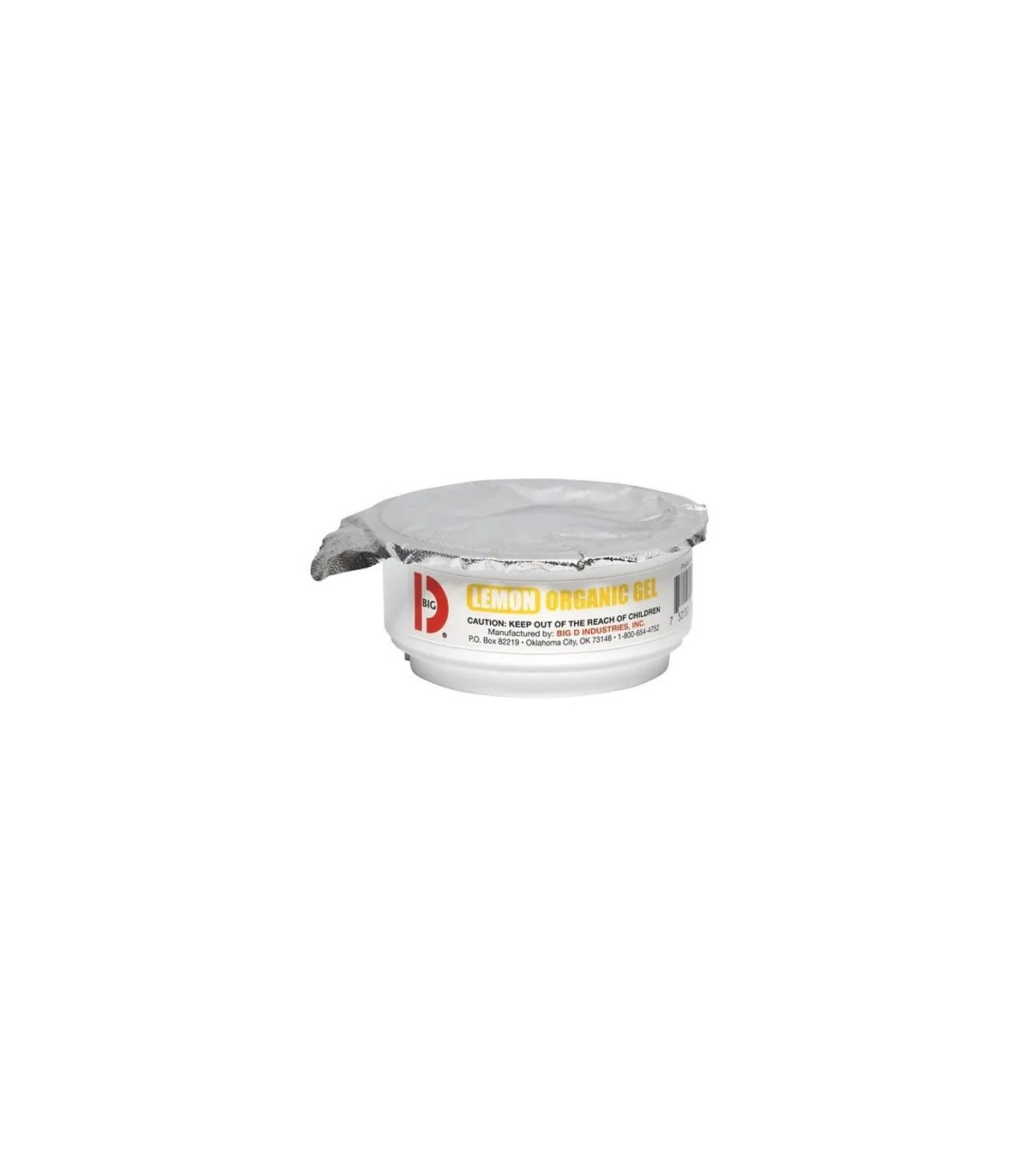 BIG D 110 Organic Gel Cup Refill - Lemon - 12/pk - 110 -  - [unit price]