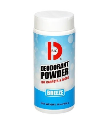 BIG D 176 Deodorant Powder 1lb Container - Breeze - 12/pk - 176 -  - [unit price]