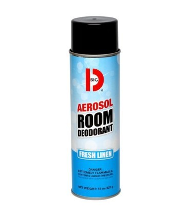 BIG D 430 Room Deod Aerosol 15oz - Fresh Linen - 12/pk - 430 -  - [unit price]