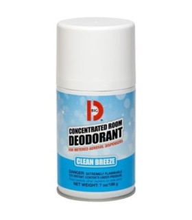 BIG D 478 Room Deod Aerosol Conc. 7.5oz - Clean Breeze - 12/pk - 478 -  - [unit price]