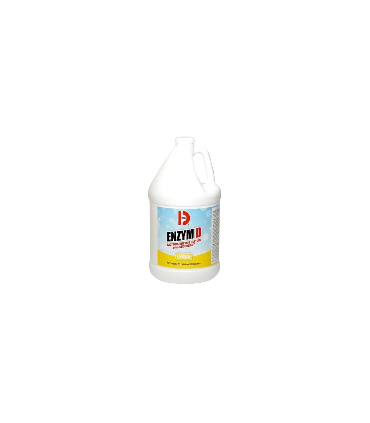 BIG D 500-1 SALE: Odor Control/Organic Waste - Enzyme-D 1G Lemon - 4/cs - 500-1 -  - [unit price]