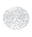 BIG D 621 Urinal Screen - 3D Pearl - White/Melon Mist - 10/pk
