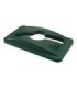 Rubbermaid FG1788373 SOP: Slim Jim - Lid w/Slot/Hole Mix Recy Fit 3540 - Green, Price Per EA - FG1788373 -  - [unit price]